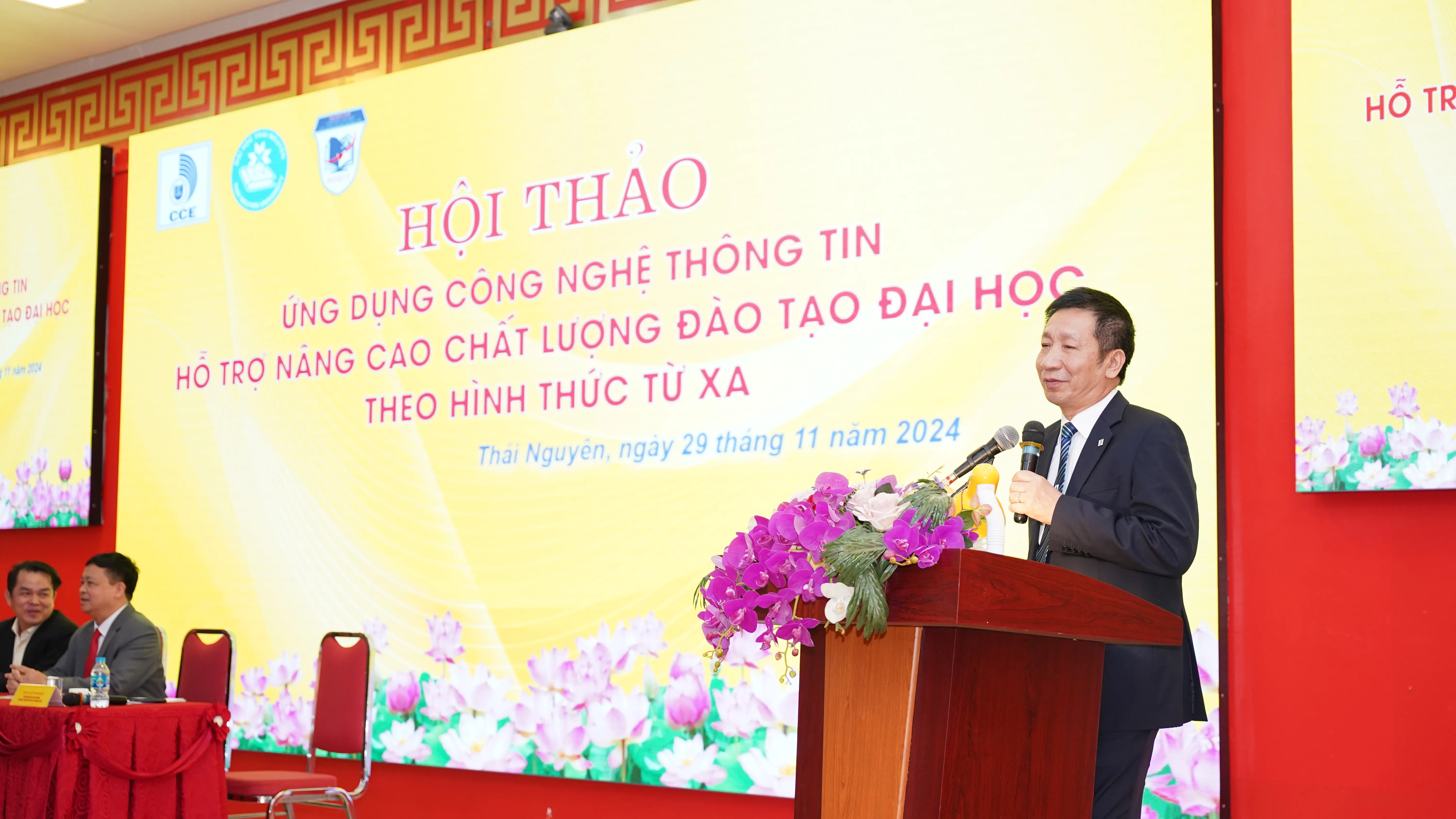 PGS.TS Lê Thành Bắc - Phó Giám đốc Đại học Đà Nẵng, Giám đốc Trung tâm Đào tạo thường xuyên phát biểu kết thúc Hội thảo